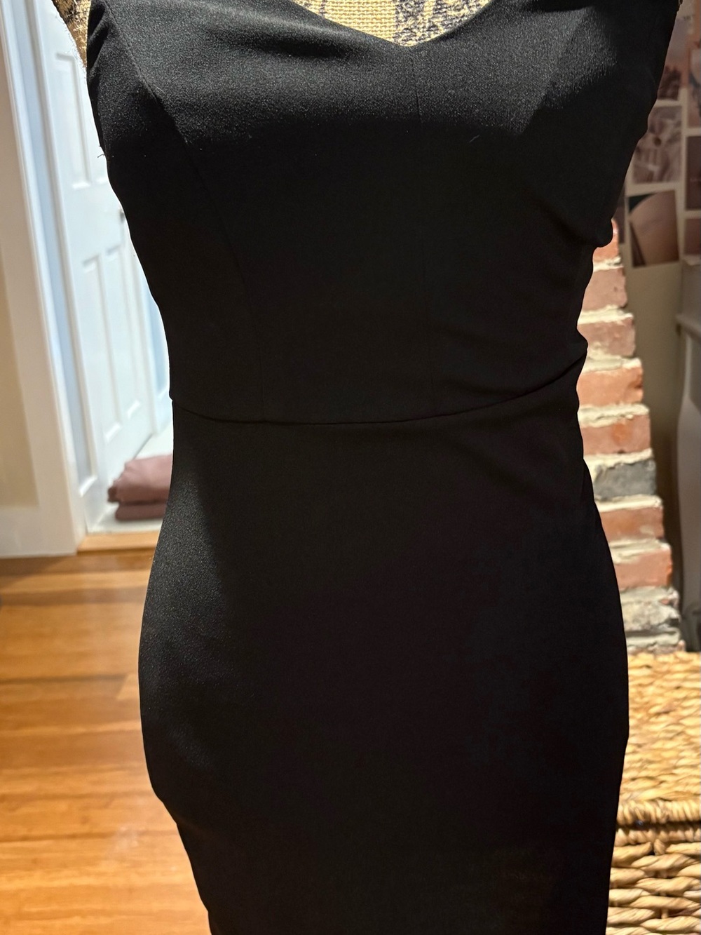 Teeze Me Black Sleeveless Mini Bodycon Dress